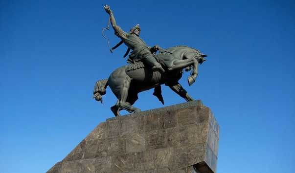 Памятник Салавату Юлаеву отмечает полувековой юбилей